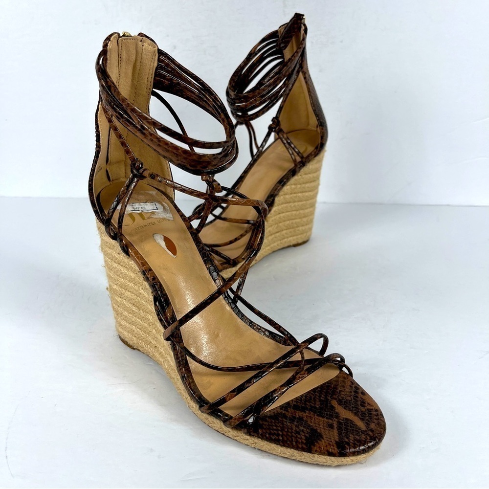 JLO wedge  sandals heels